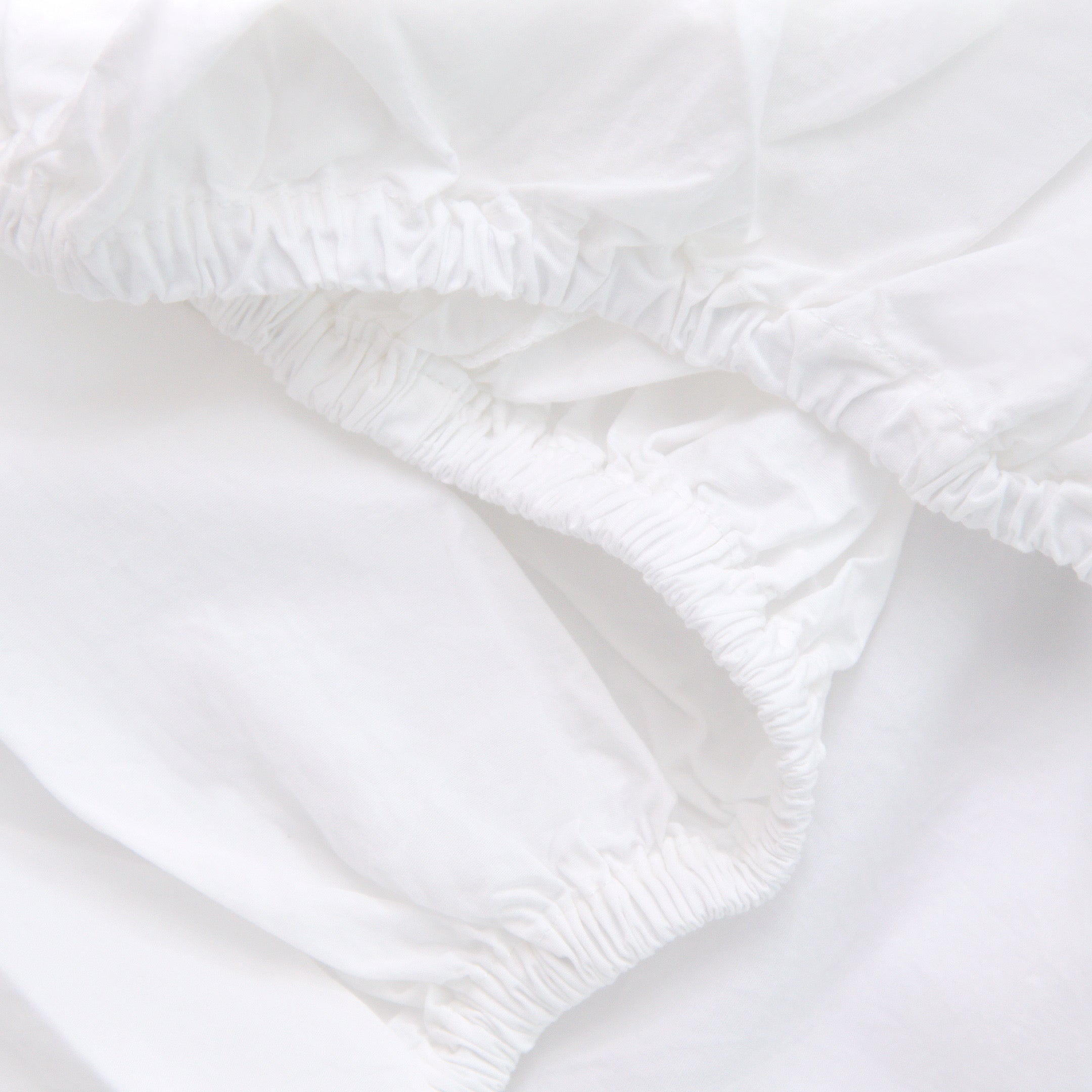 Washed Cotton Percale Crib Sheet